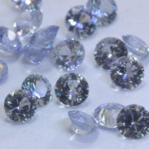 Ceylon Sapphire One Light Blue 3 mm Faceted Diamond Cut Round Average .11 carat - £5.29 GBP