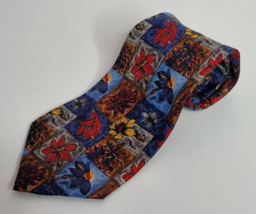 Fumaggalli&#39;s Men&#39;s Pure Silk Neck Tie Made in Spain Floral Flowers Garde... - $14.99