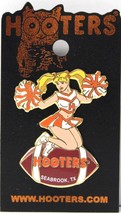Sexy Hooters Girl Cheerleader Football Seabrook, Tx Lapel Pin - New - £10.22 GBP