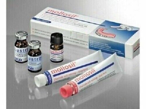 MolloSil Long Term A Silicone based Denture Relining Material FOR CHAIRS... - $75.86