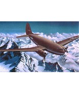 Framed 4&quot; X 6&quot; Print of a Curtiss C-46 &quot;Commando.&quot;  Hang on wall or Disp... - £8.10 GBP