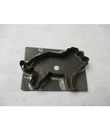 Antique Primitive Hand Made Soldered Tin Metal Cookie Cutter lion - £35.47 GBP