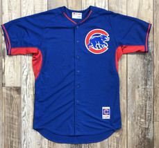 Chicago Cubs Majestic Authentic Jersey Blue Engineered Exclusively - Size 48 - £70.08 GBP