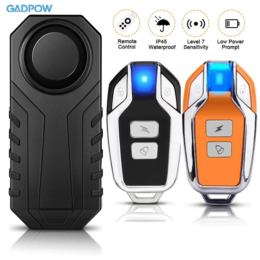 Gadpow Waterproof Bike Motorcycle Electric Bicycle Security Vehicle Anti Lost Wi - $88.74