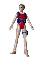 CHAP MEI Scuba Diver Female Ocean Quest Action Figure Deep Sea Red Articulated - £7.01 GBP