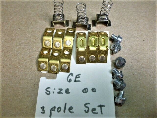 GE General Electric 3 POLES Size 00 CONTACT PARTS KIT - REFURBISHED - $24.18