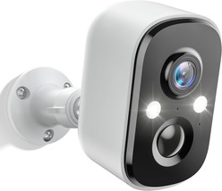 2K Security Cameras Wireless Outdoor Battery Powered Outdoor Camera w PIR Human  - £63.73 GBP