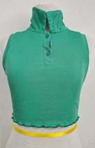 Women&#39;s Top Green Stretchy Size S - £7.08 GBP