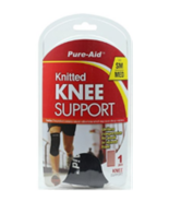 PURE-AID KNITTED  KNEE  SUPPORT PROTECTOR / SUPPORTER  KAREWAY XL - $21.72 CAD