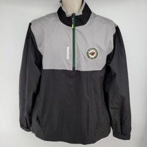 Minnesota Wild Jacket Size L Reebok Center Ice Half Zip Pullover - £25.99 GBP