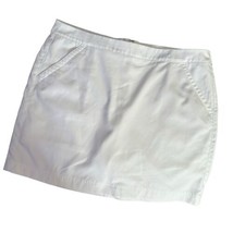PGA Tour Women&#39;s White Skort Skirt with Shorts Pockets Tennis Golf Size 14 - £14.70 GBP