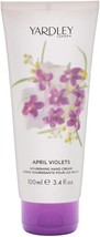 Yardey London April Violets Nourishing Hand Cream 3.4 Oz - $15.99