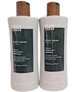 2X Raw Sugar Men Body Wash Detoxing Purifying Charcoal + Bamboo 25 Oz. Each - $522.18 MXN