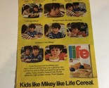 1977 Life Cereal Mickey Vintage Print Ad Advertisement pa11 - £7.89 GBP