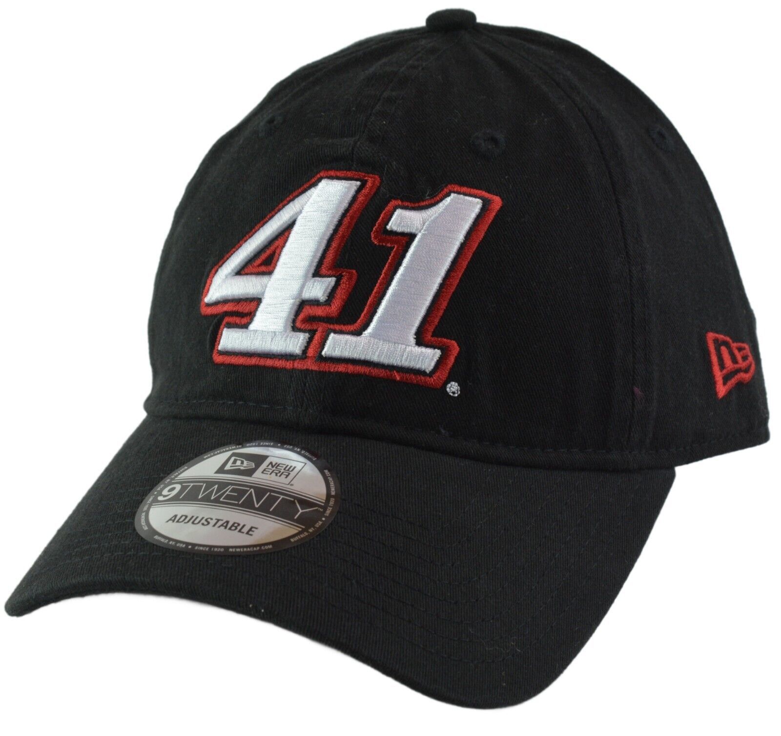 Cole Custer #41 New Era 9TWENTY NASCAR  Enzyme Wash Adjustable Relaxed Fit Hat