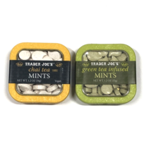 Trader Joe's COMBO PACK Green Tea & Chai Mints 2 Packs!! 1.2oz ea 11/2024 - $14.95