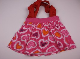 Handmade UPC Ycled Kids Purse Pinkl Purple White Tie Dye Skirt 16X9 Inches Unique - £2.40 GBP