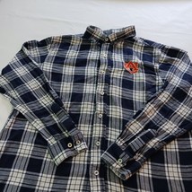 KA Knights Apparel Auburn University Men’s Blue Cotton Plaid Shirt Long Sleeve L image 7