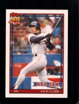 1991 Topps Traded #22 Jack Clark Exmt Red Sox - £1.15 GBP