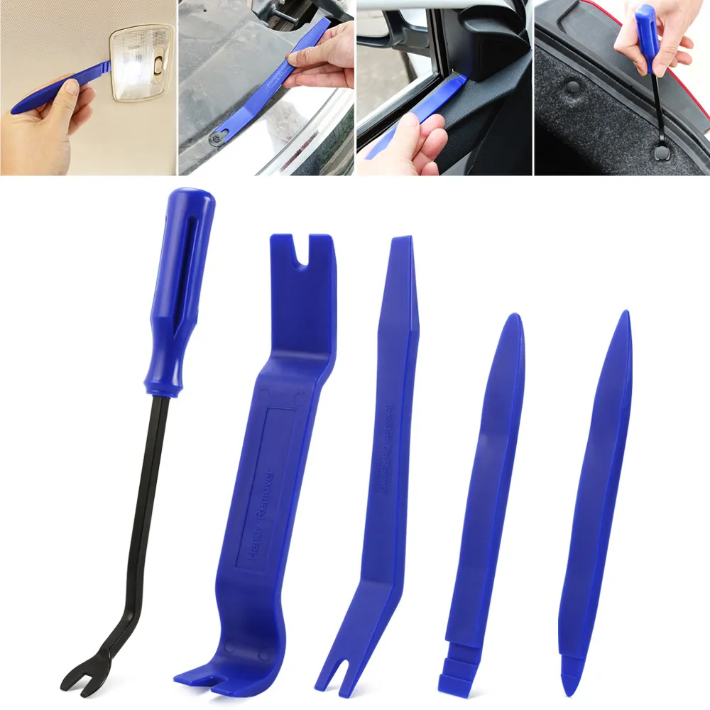 Auto Trim Removal Tool Kit,5 Pcs Car Panel Door Window Tools Kit,Auto Clip - £11.05 GBP