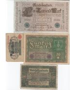 Allemagne, Tout Différent, plein De 4, Assortiment Collection, Old Émission - $15.57