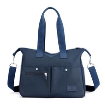 Women Large capacity Nylon Handbags Waterproof Shopping  Bag Multi-pocket Solid  - £62.37 GBP