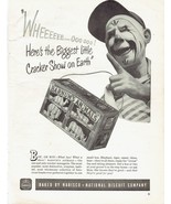 1948 Barnum&#39;s Animal Crackers Print Ad Snack Circus Nabisco 8.5&quot; x 11&quot; B... - $18.82