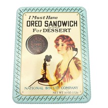 Oreo Collectible Tin Vintage 1986 Anniversary National Biscuit Company N... - £17.20 GBP