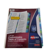 Avery Ready Index Customizable Table of Contents Double Column Dividers ... - €8,55 EUR