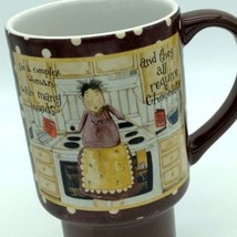 COMPLEX WOMAN Coffee Mug LANG Moods Chocolate Dan DiPaolo Tall Travel Cu... - $14.82