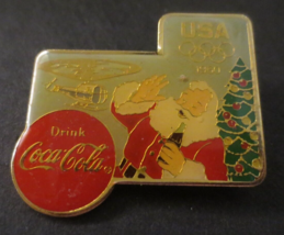 Drink Coca-Cola Santa with Helicopter USA 1960 The Olympics and Santa - $5.45