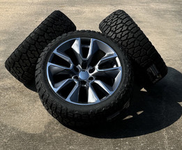 Gunmetal And Machine 22&quot; RST Wheels Blackhawk R/T Tires Chevy Tahoe Silverado - £1,405.32 GBP