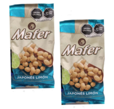 2X MAFER CACAHUATE JAPONES CON LIMON / JAPANESE PEANUTS WITH LIME -2 DE ... - £13.39 GBP