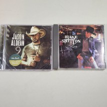 Country CD Lot Jason Aldean CD 9 Album New Sealed and Blake Shelton Used - £11.09 GBP