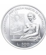 San Marino 500 Lire Silver Coin, 1983 - $136.75