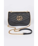 Quilted Faux Leather Crossbody Bag - Chic, Lightweight &amp; Stylish Shoulde... - $31.00