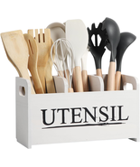 Wood Utensil Holder, Utensil Holder for Kitchen Counter, for Organizing ... - £26.64 GBP
