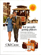 Vintage 1969 Old Crow Bourbon Street Car Advertising Ad Advertisement - £4.78 GBP