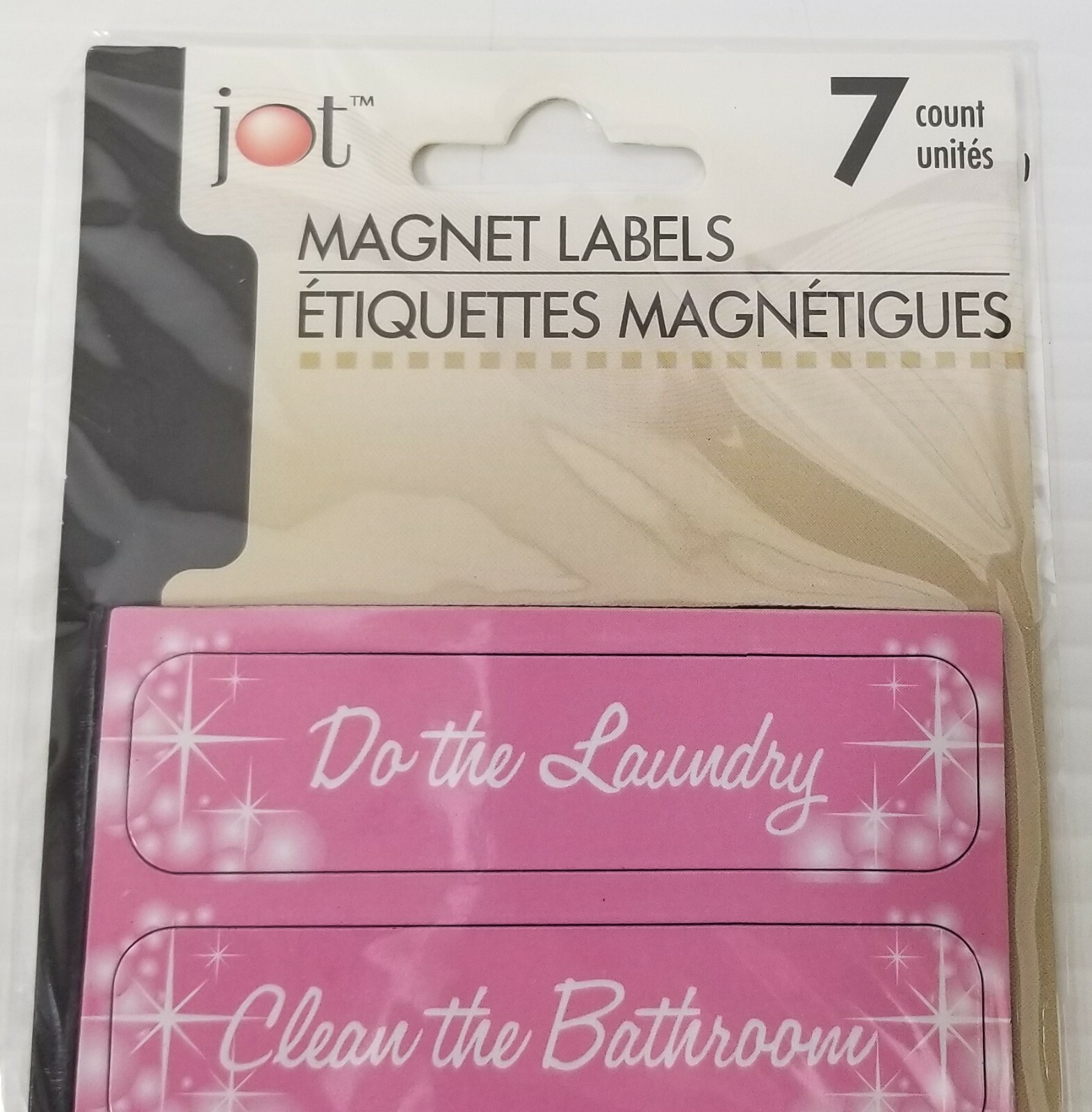 Jot Pack of 7 Magnet Labels Reminder Tags Chores Tasks Item image 3