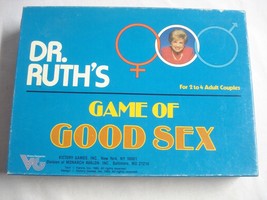 Dr. Ruth&#39;s Game of Good Sex 1985 Complete Victory Games #31000 - $9.99