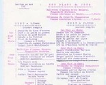 Pradel Grand Vin Menu Aix in Provence France 1950&#39;s - £21.80 GBP