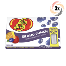 3x Packs Jelly Belly Gum Island Punch | 12 Pieces Per Pack | Fast Shipping! - $11.50