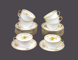 Pair of Noritake hand-painted Nippon Lanare cup and saucer sets made in Japan. - £47.90 GBP
