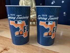  29 ct. NY Mets 2020 Spring Training Florida 22 oz. Concession Drink Cups - New - £62.87 GBP