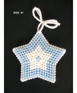 Plastic Canvas Star Tree Ornament - Handcrafted Holiday Ornament - Gift ... - $190.17 MXN