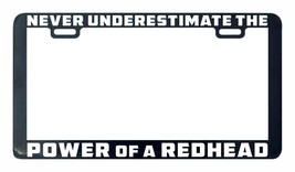 Never underestimate the power of a redhead license plate frame holder tag - £5.55 GBP