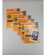5X Kodak Premium Picture Paper 4 X 6 Sample Pack 5 Sheets NEW - $207.14 MXN