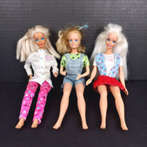 Vintage 1996 Mattel Barbie Dolls Pet Doctor Fashion Avenue Fun Shoppin Lot of 3 - £13.78 GBP