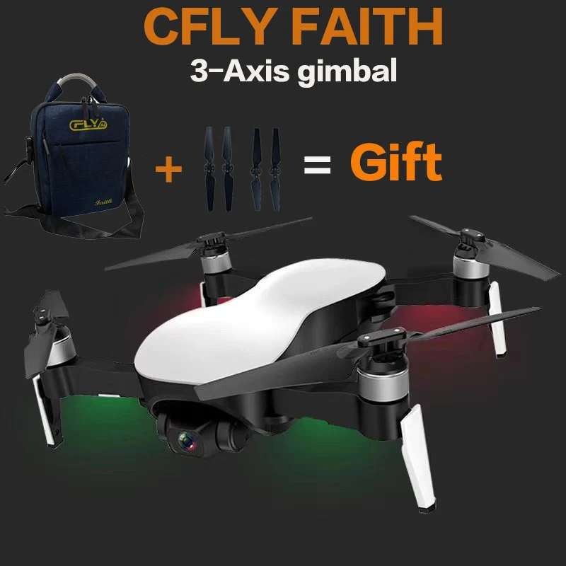 C-FLY Faith 806 RC Drone Quadcopter 3-Axis gimbal 4k Camera 1km FPV dist... - £14.08 GBP+