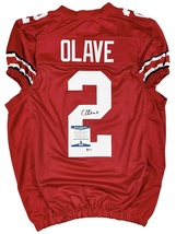 Chris Olave Signed Autographed Custom Pro Cut Jersey Buckeyes Beckett Certified - $199.99